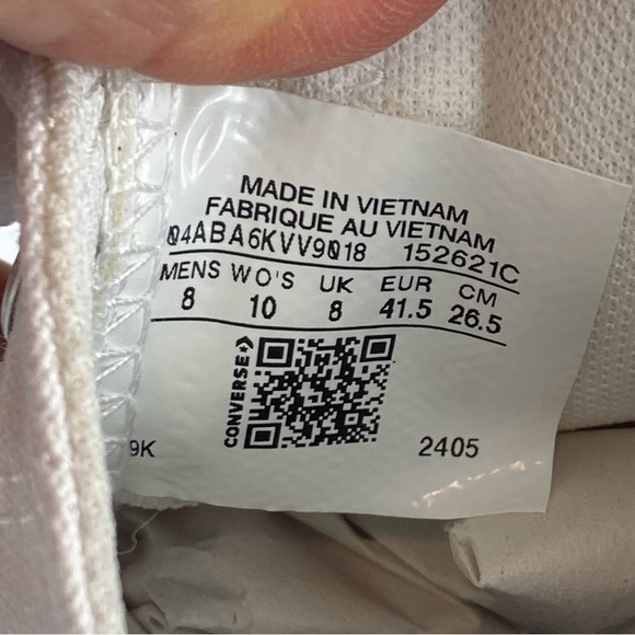 Converse Women’s AllStar Custom Color Pink‎ & White Low-Top Sneakers Sz 10 - Picture 14 of 15